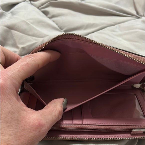 NOT AVAILABLE!!! Coach Pink and Yellow Floral Wallet - Picture 5 of 8